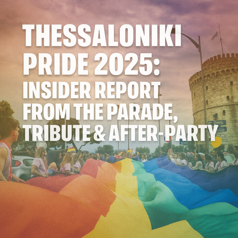 Thessaloniki Pride 2025: Insider Report from the Parade, Tribute & After-Party
