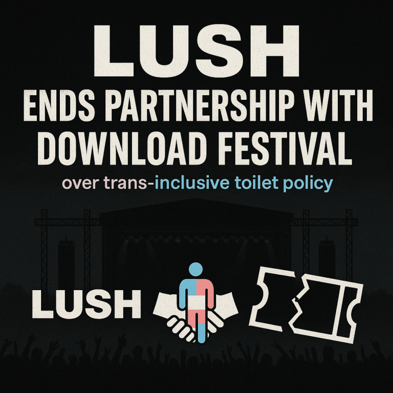 Lush Ends Download Festival Partnership Over Trans Toilet Policy