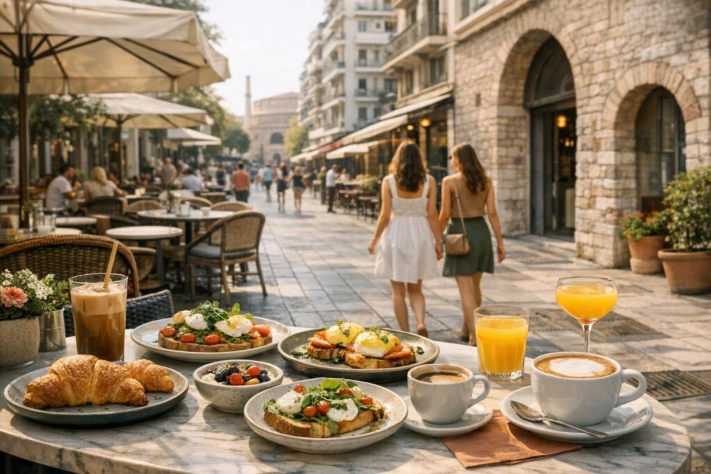 Καφές, brunch και βόλτα στο κέντρο της Θεσσαλονίκης πριν από τη βραδινή έξοδο